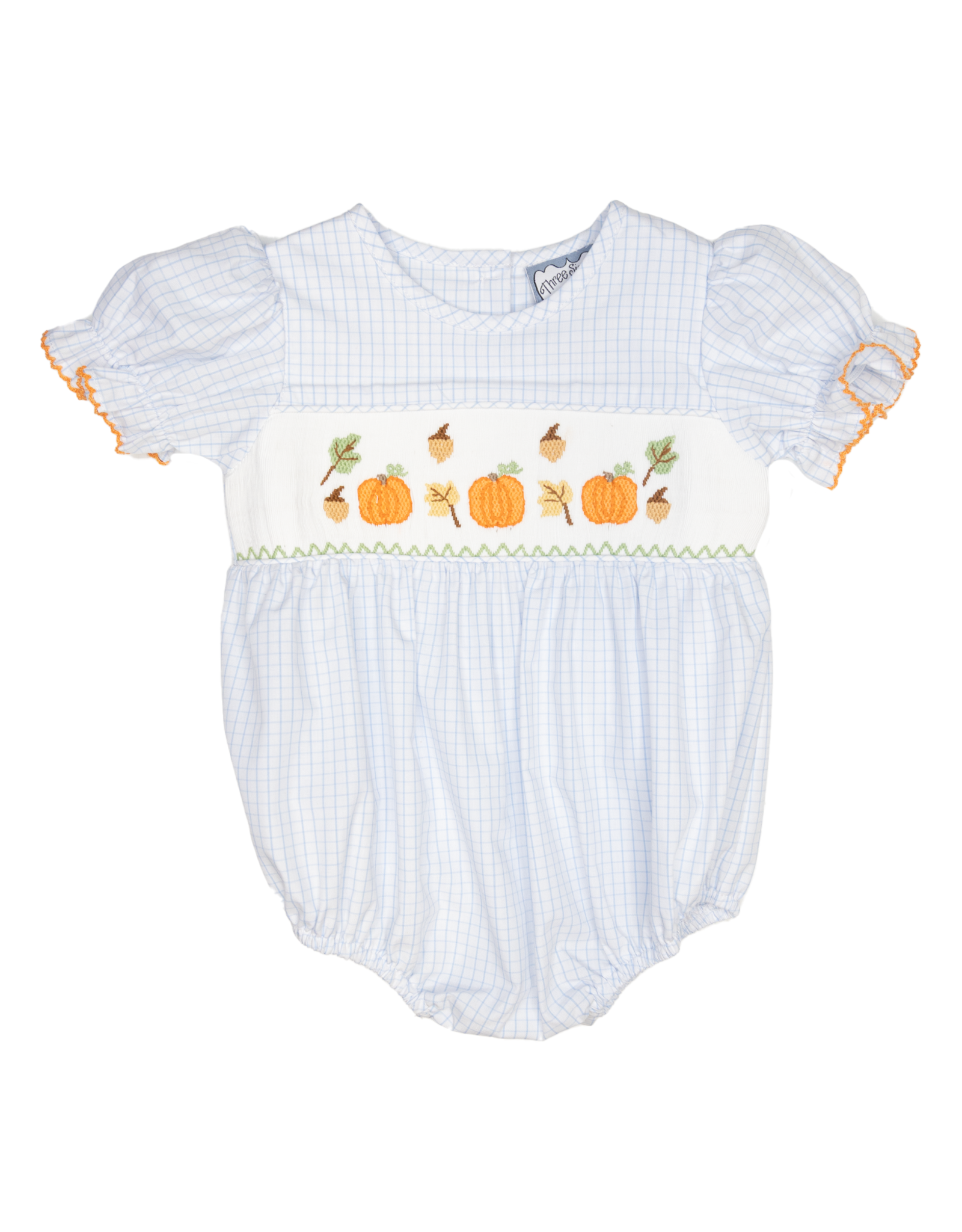 Three Sisters 723 It's Fall Smocked Girl Bubble