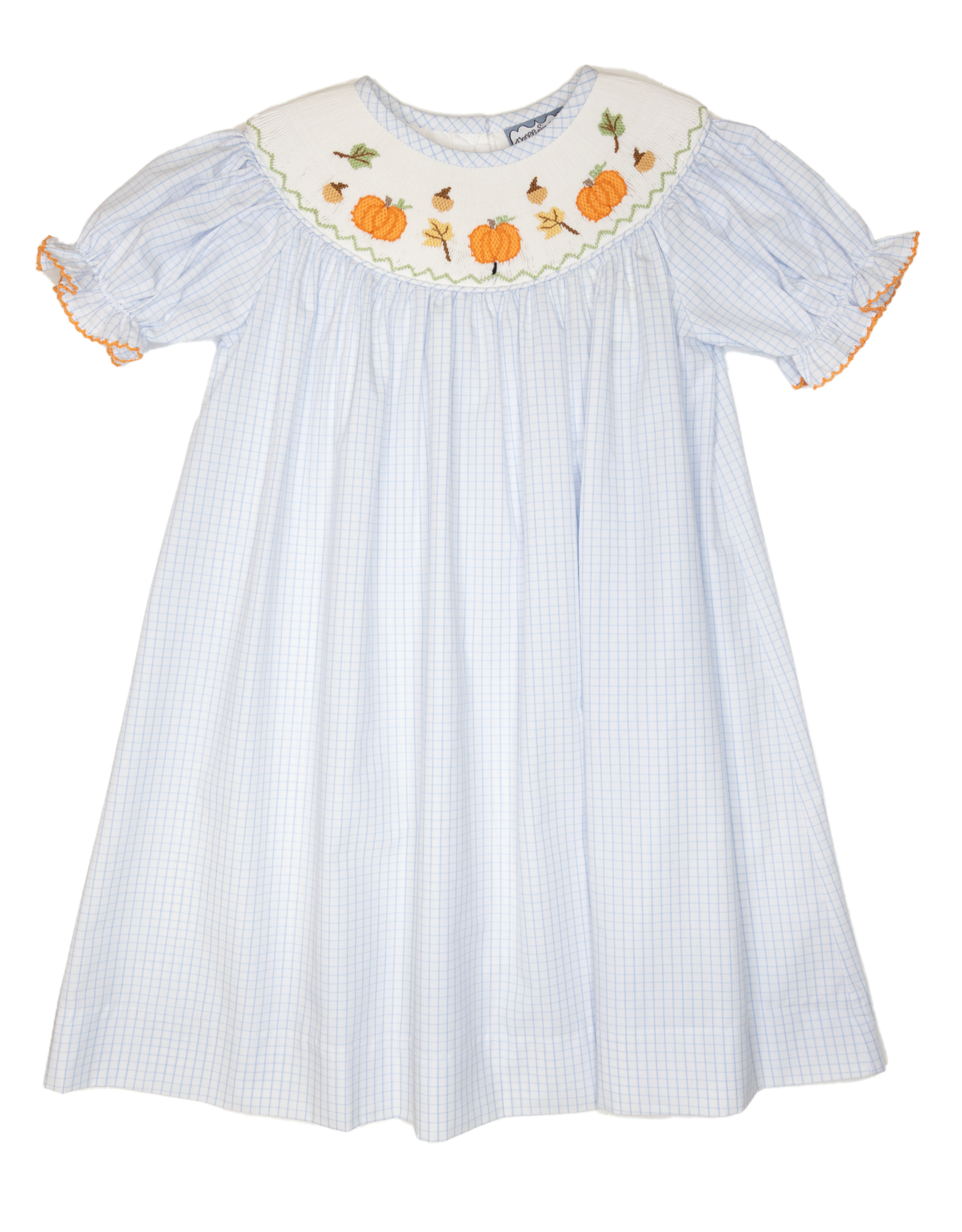 Three Sisters 722 It's Fall Smocked Bishop Dress