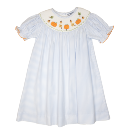 Three Sisters It's Fall Smocked Bishop Dress