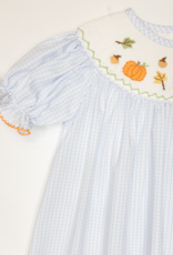 Three Sisters 722 It's Fall Smocked Bishop Dress