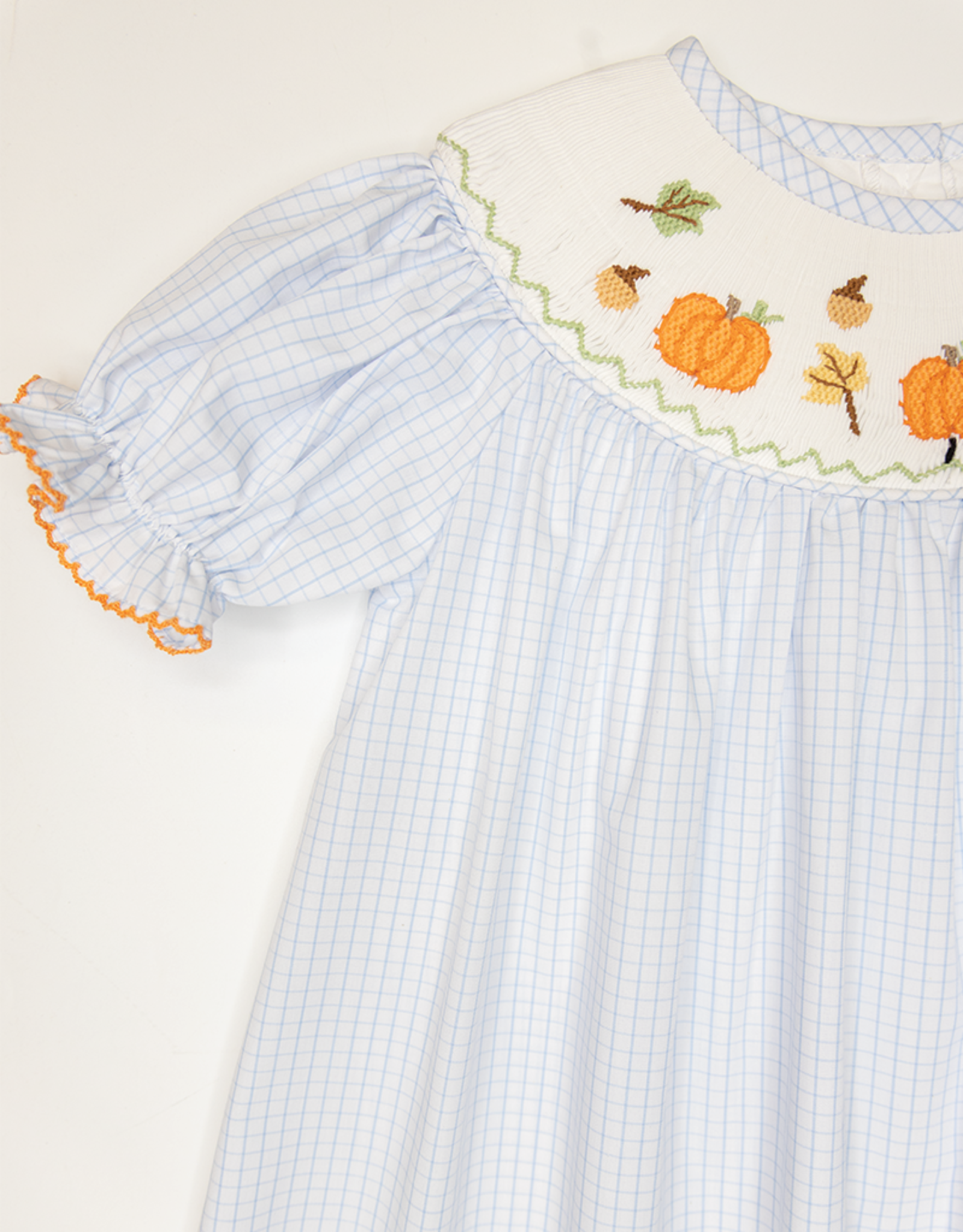 Three Sisters 722 It's Fall Smocked Bishop Dress