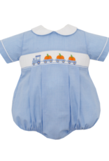 Petit Bebe 118BB Pumpkin Truck Smocked Bubble