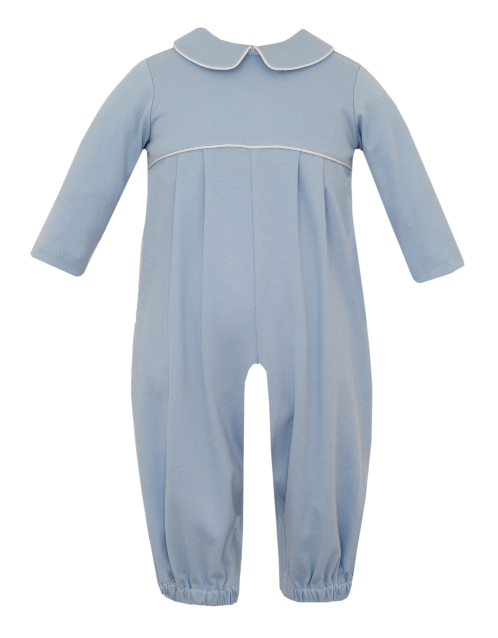 Petit Bebe 415I2 Blue Knit Long Bubble