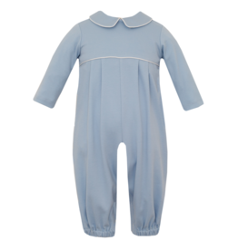 Petit Bebe Blue Knit Long Bubble
