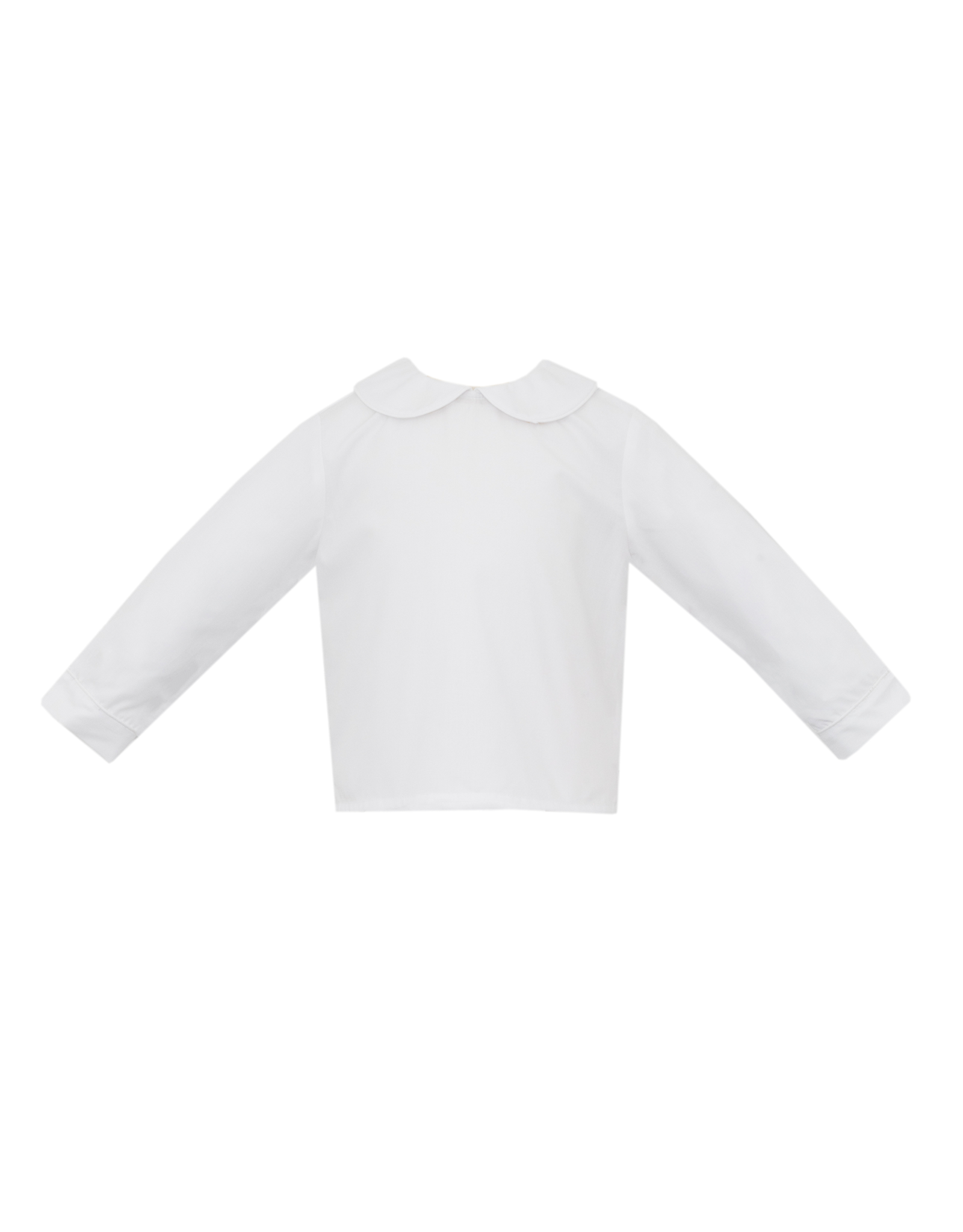 Petit Bebe 490LS Woven White Peter Pan Shirt