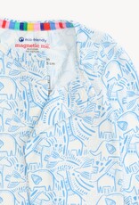 Magnetic Me MM Modal Footie Blue Herds of a Feather