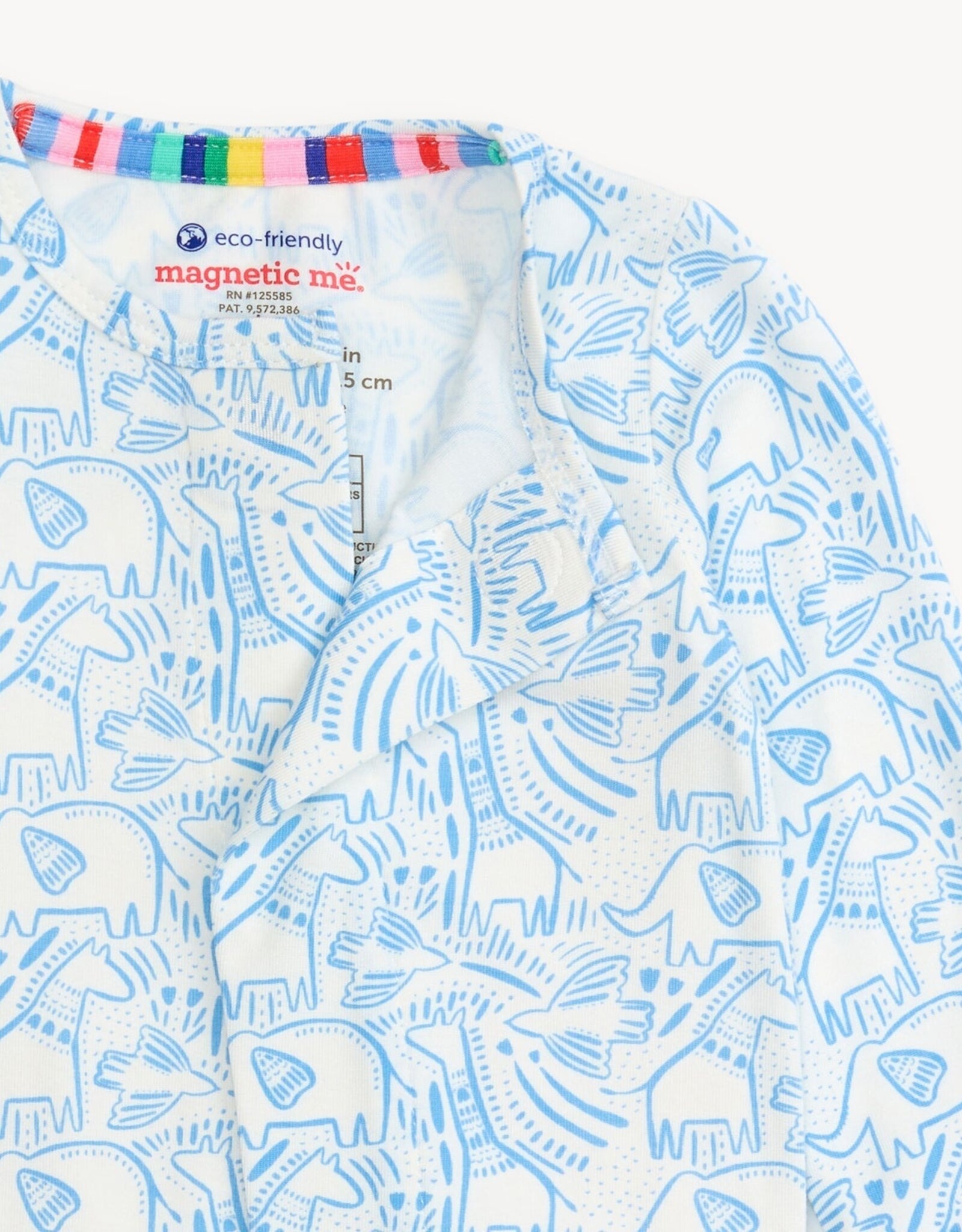Magnetic Me MM Modal Footie Blue Herds of a Feather