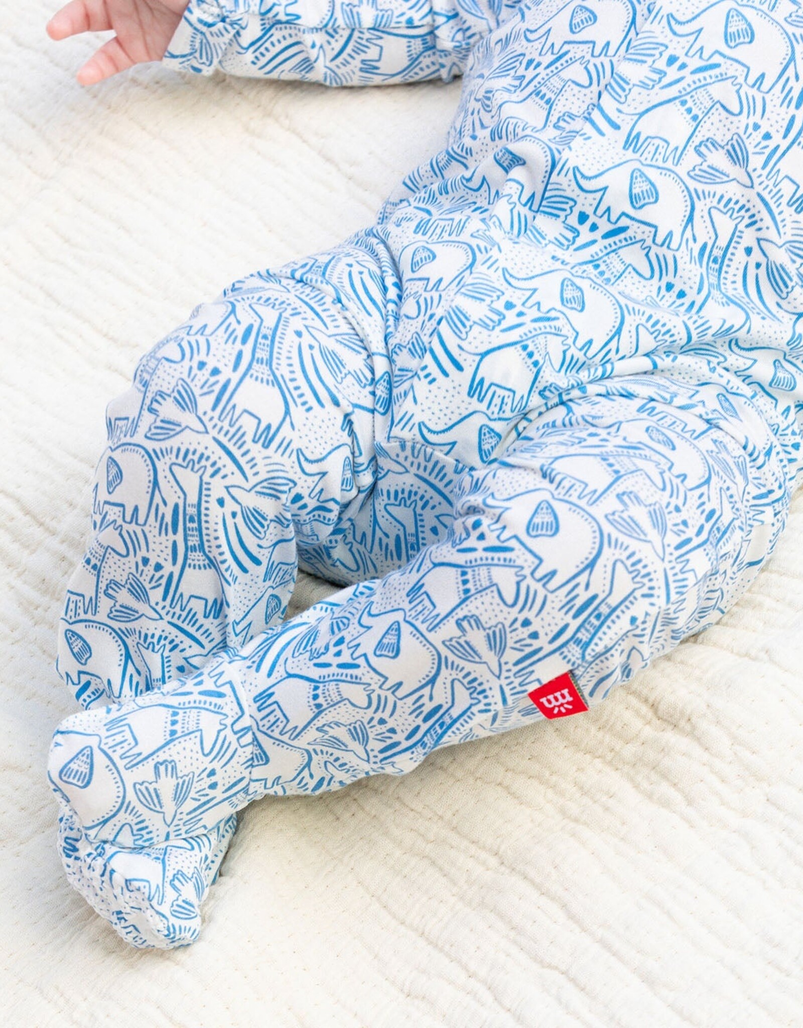 Magnetic Me MM Modal Footie Blue Herds of a Feather