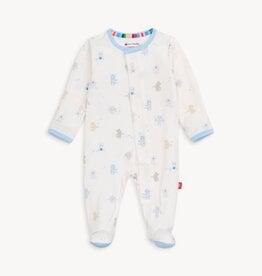 Magnetic Me Modal Footie Blue Baby Beats