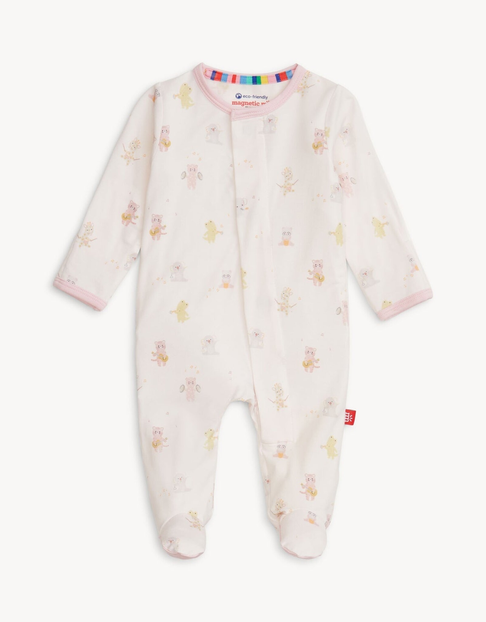 Magnetic Me MM Modal Footie Pink Baby Beats
