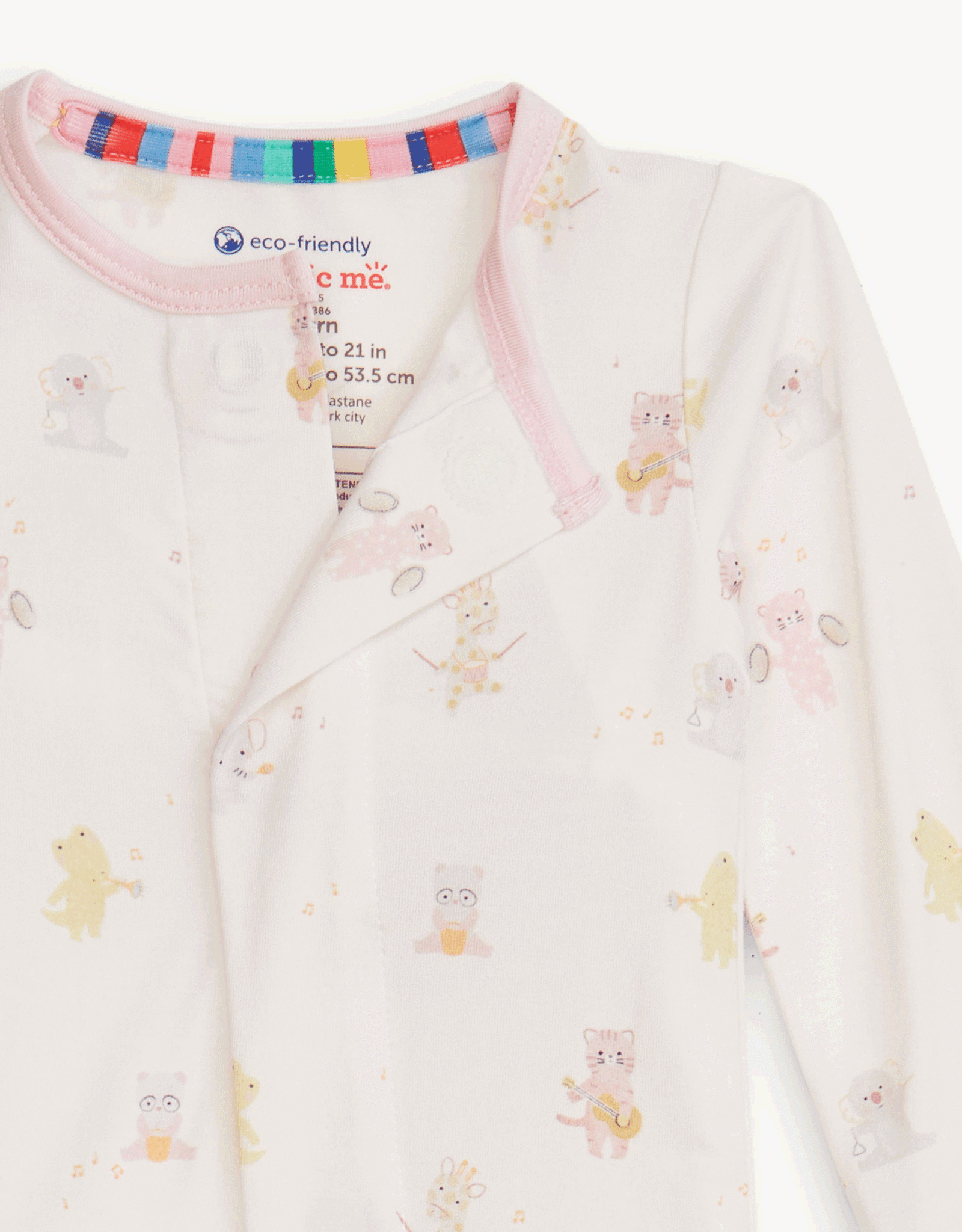 Magnetic Me MM Modal Footie Pink Baby Beats