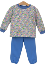 Trotter Street Kids TSF25 Floral French Terry Set