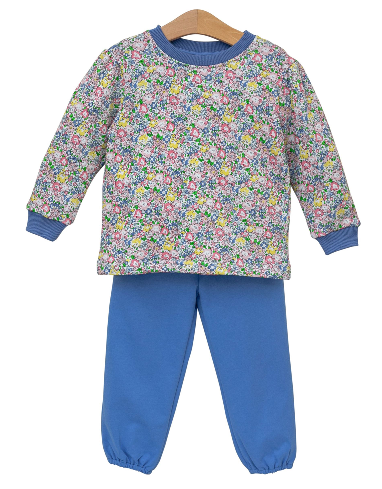 Trotter Street Kids TSF25 Floral French Terry Set