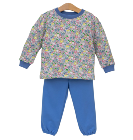 Trotter Street Kids Floral French Terry Set