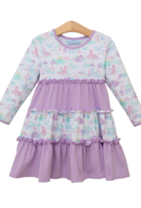 Trotter Street Kids TSF25 Dino Adventures Twirl Dress