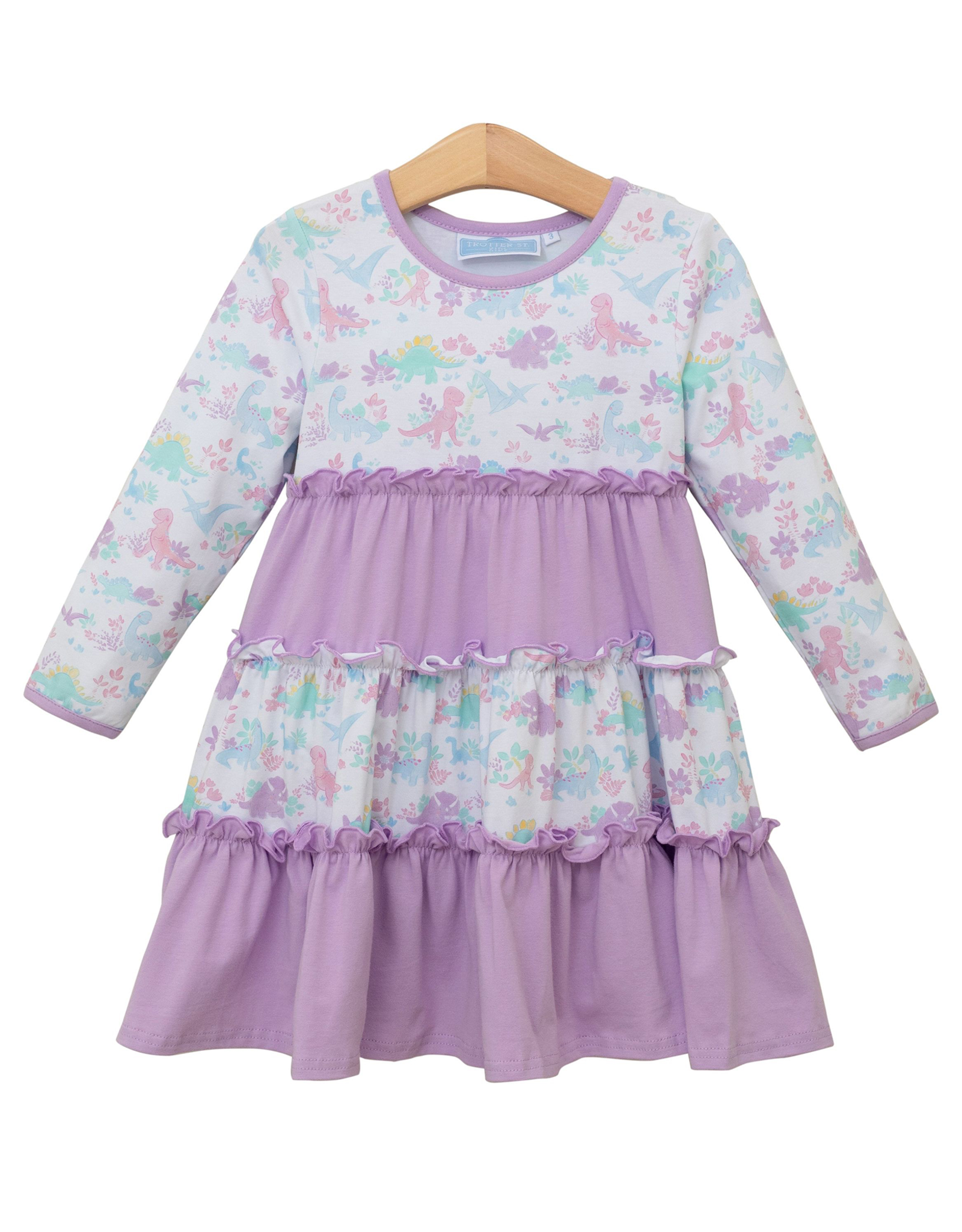 Trotter Street Kids TSF25 Dino Adventures Twirl Dress