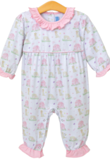 Trotter Street Kids TSF25 Puppy Pals Ruffle Romper