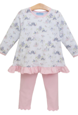 Trotter Street Kids TSF25 Once Upon A Time Ruffle Pant Set