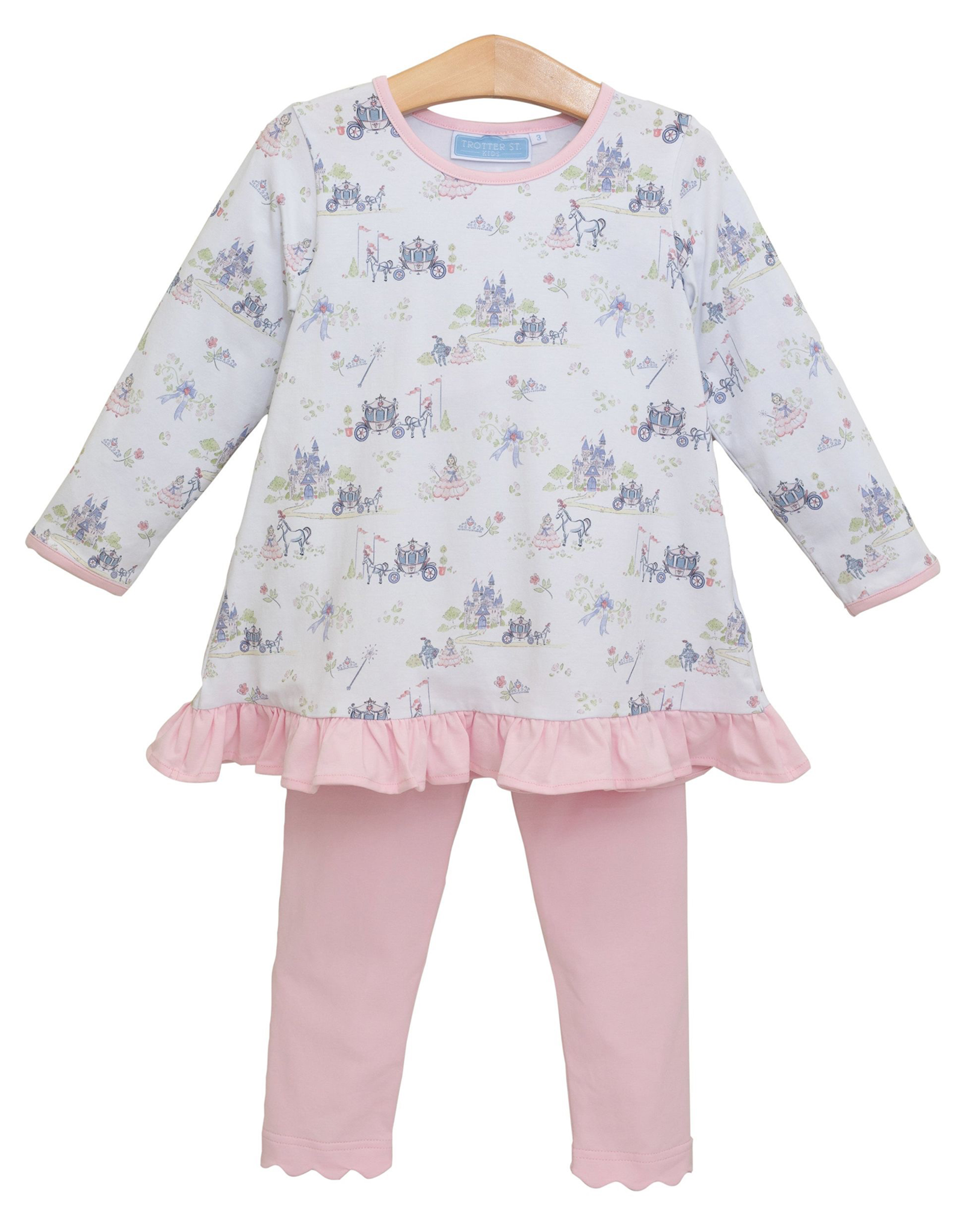 Trotter Street Kids TSF25 Once Upon A Time Ruffle Pant Set