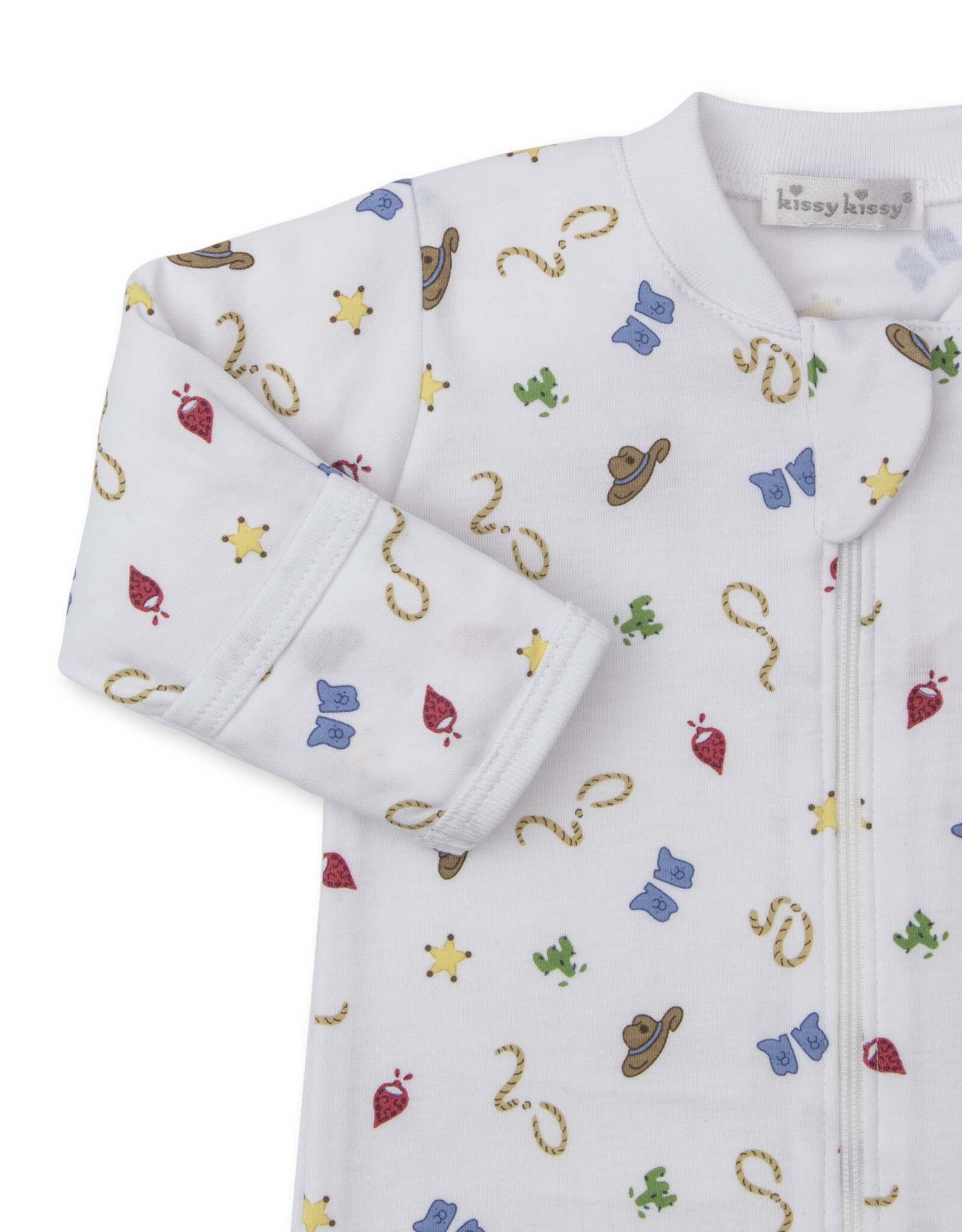 Kissy Kissy Western Cowboy Zip Footie