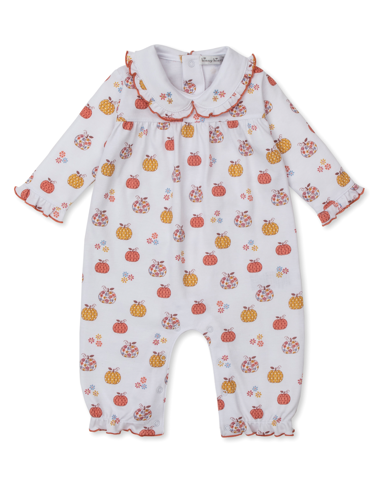 Kissy Kissy Patchwork Pumpkin Floral Playsuit