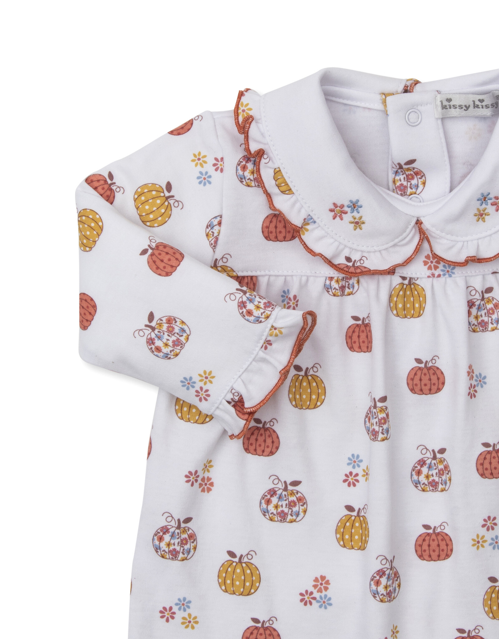 Kissy Kissy Patchwork Pumpkin Floral Playsuit