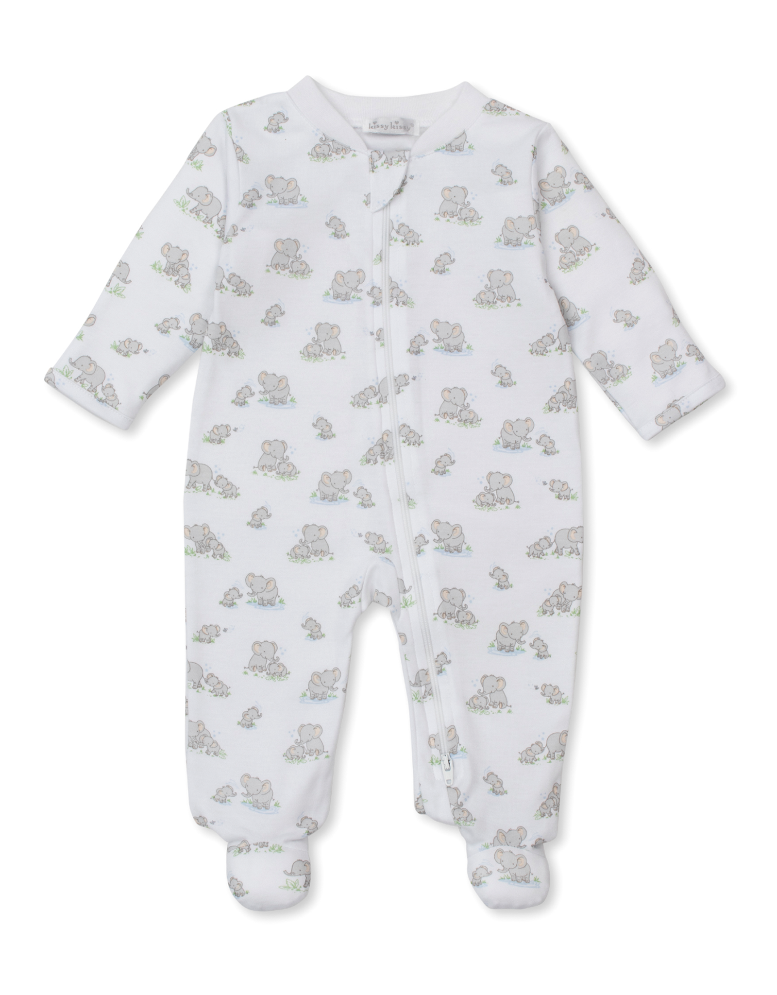 Kissy Kissy Elephant Esprit Zip Footie