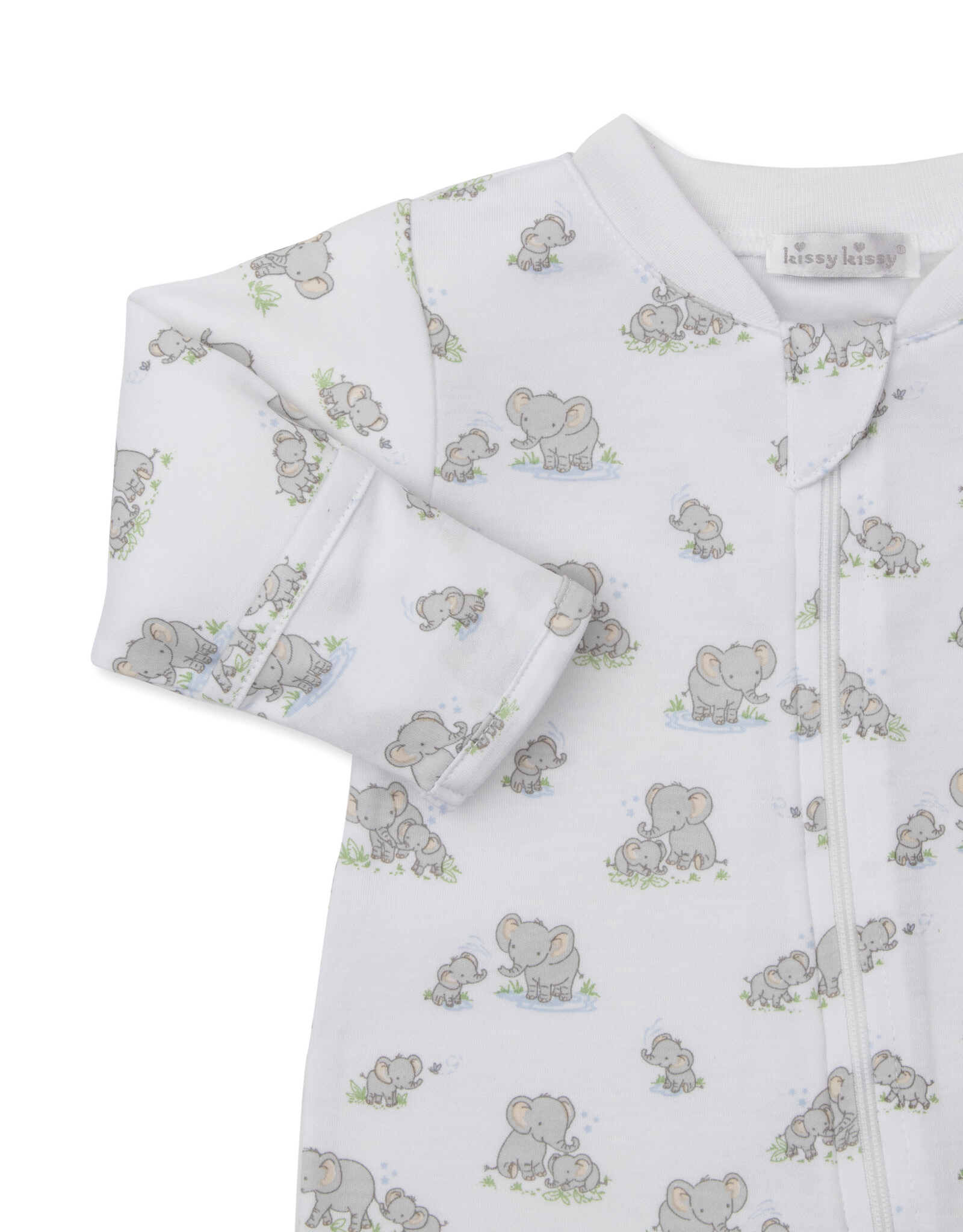 Kissy Kissy Elephant Esprit Zip Footie