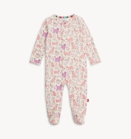 Magnetic Me Modal Footie Pink It's A Paw-ty