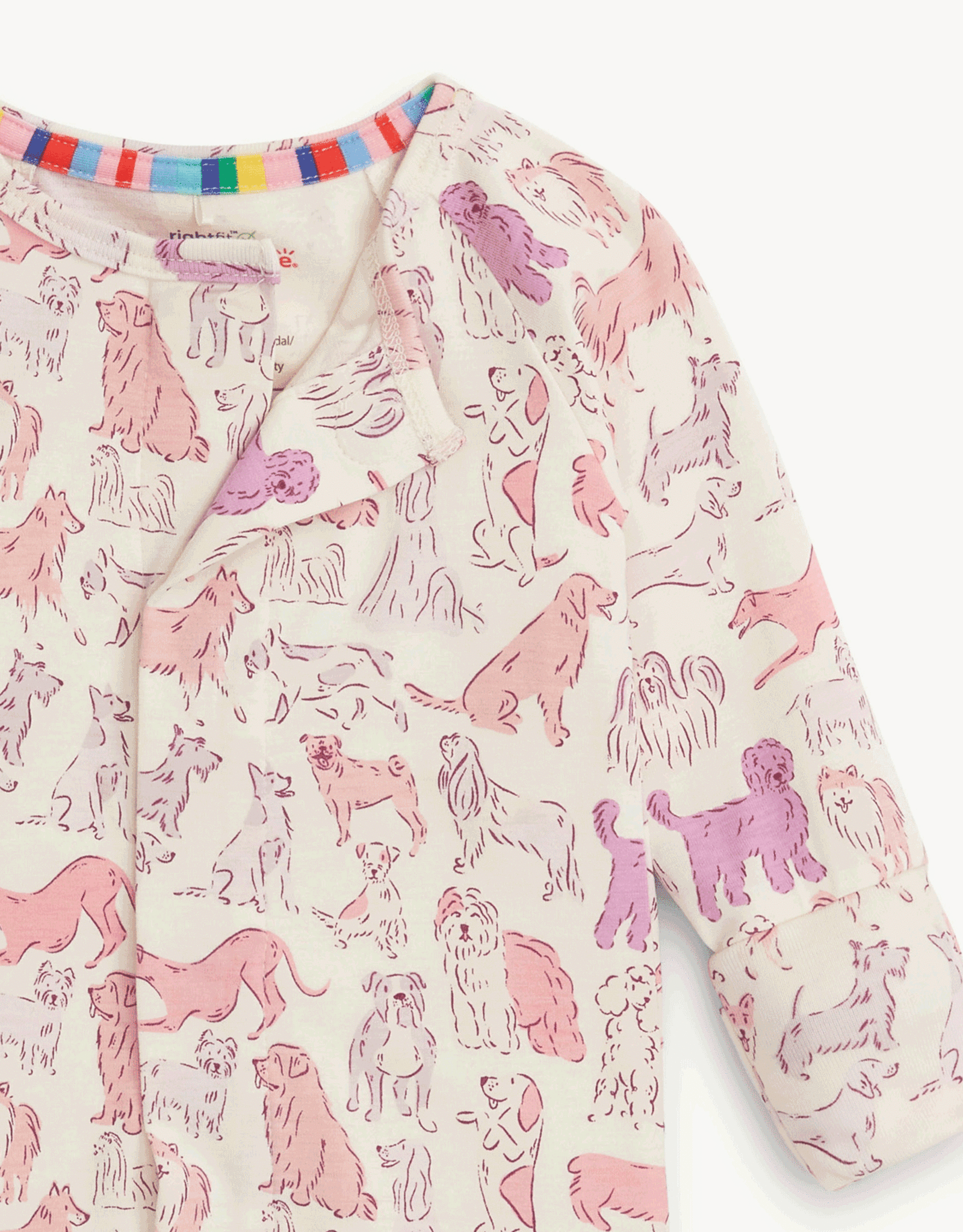Magnetic Me MM Modal Footie Pink It's A Paw-ty