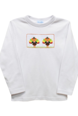 Vive la Fete VFF25 White Thanksgiving Smocked Shirt