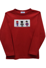 Vive la Fete VFF25 Red Super Hero Smocked Shirt