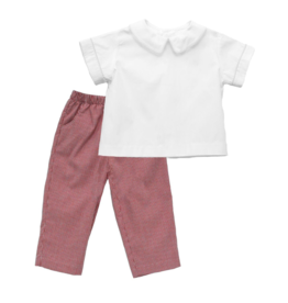 Vive la Fete Red Check Pant Set
