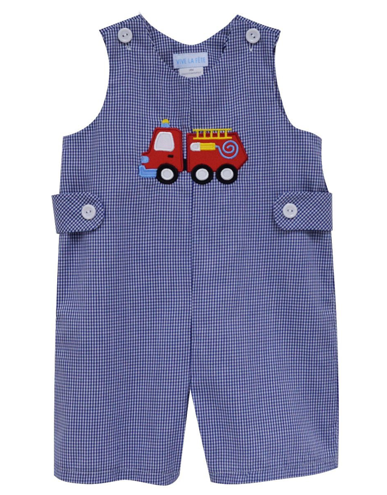 Vive la Fete VFF25 Firetruck Applique Jon Jon