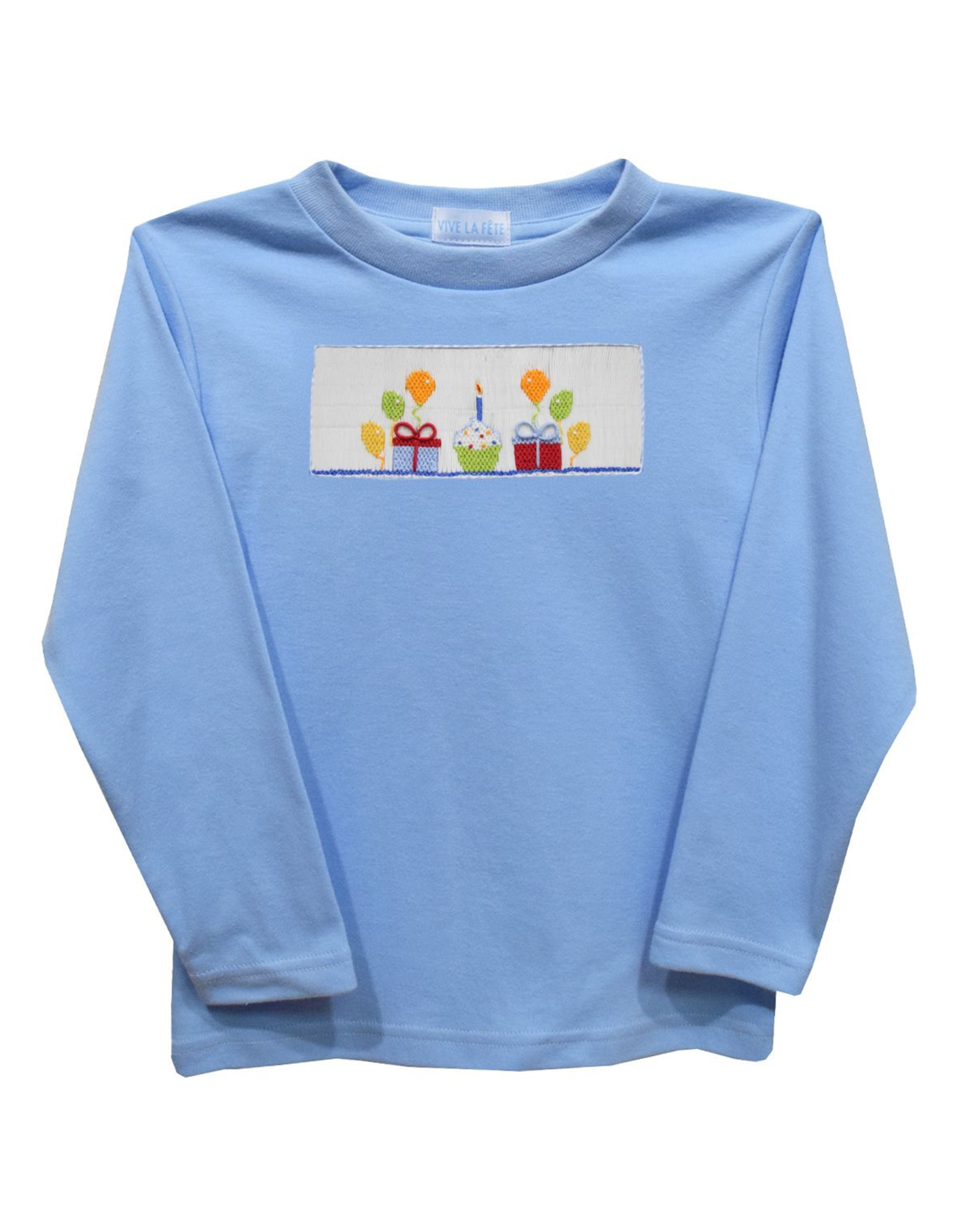 Vive la Fete VFF25 Blue Birthday Smocked Shirt