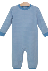 Trotter Street Kids TSF25 Miller Romper Cornflower Blue Stripe