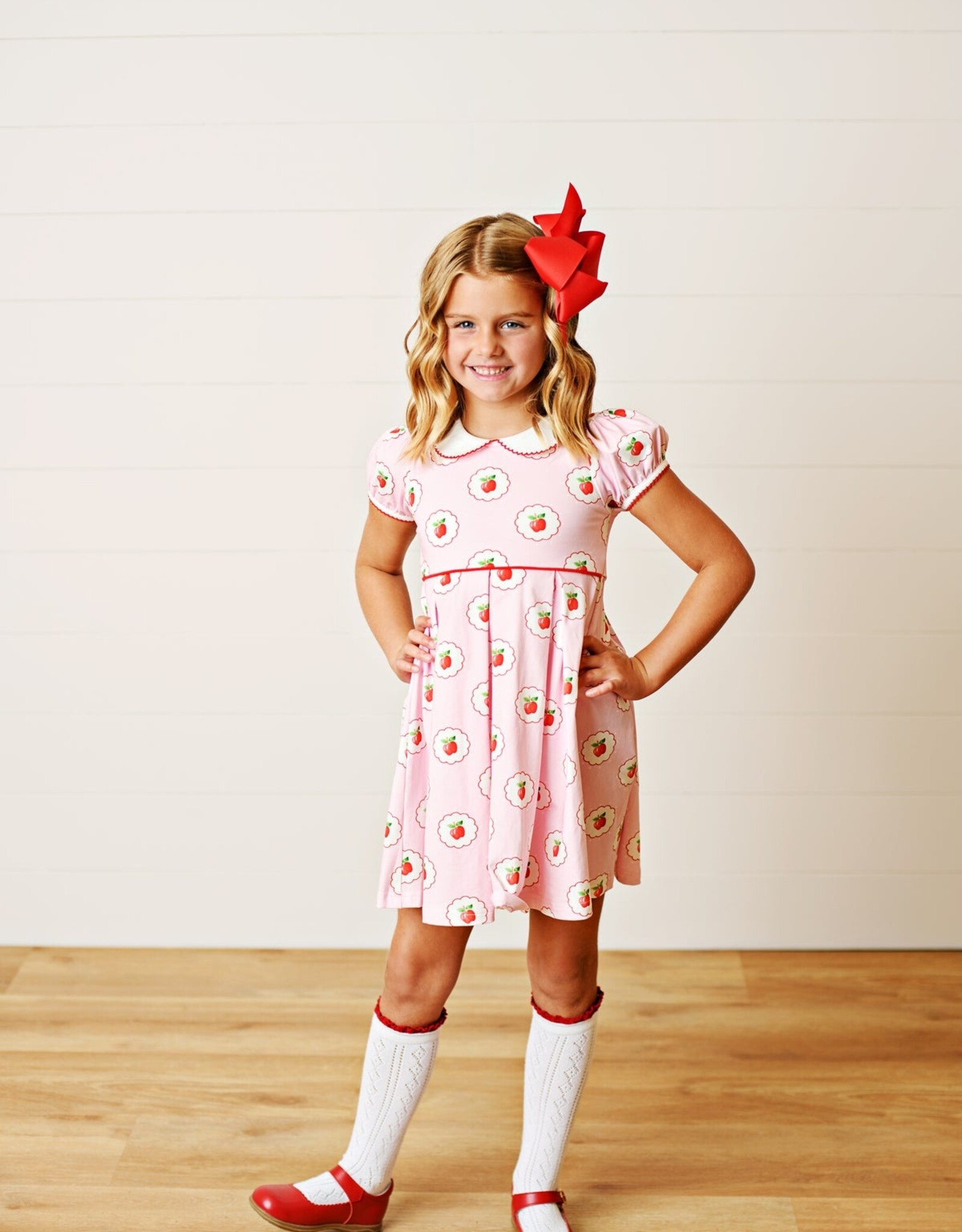 Swoon Baby 2501 Knit Pink Apple Dress
