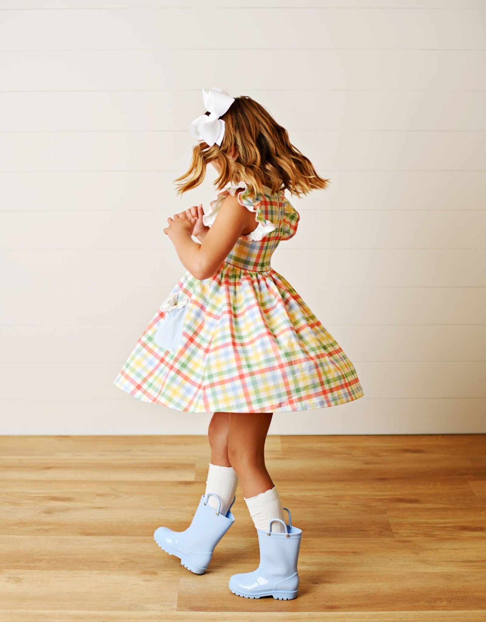 Swoon Baby 2504 Plaid Pocket Dress