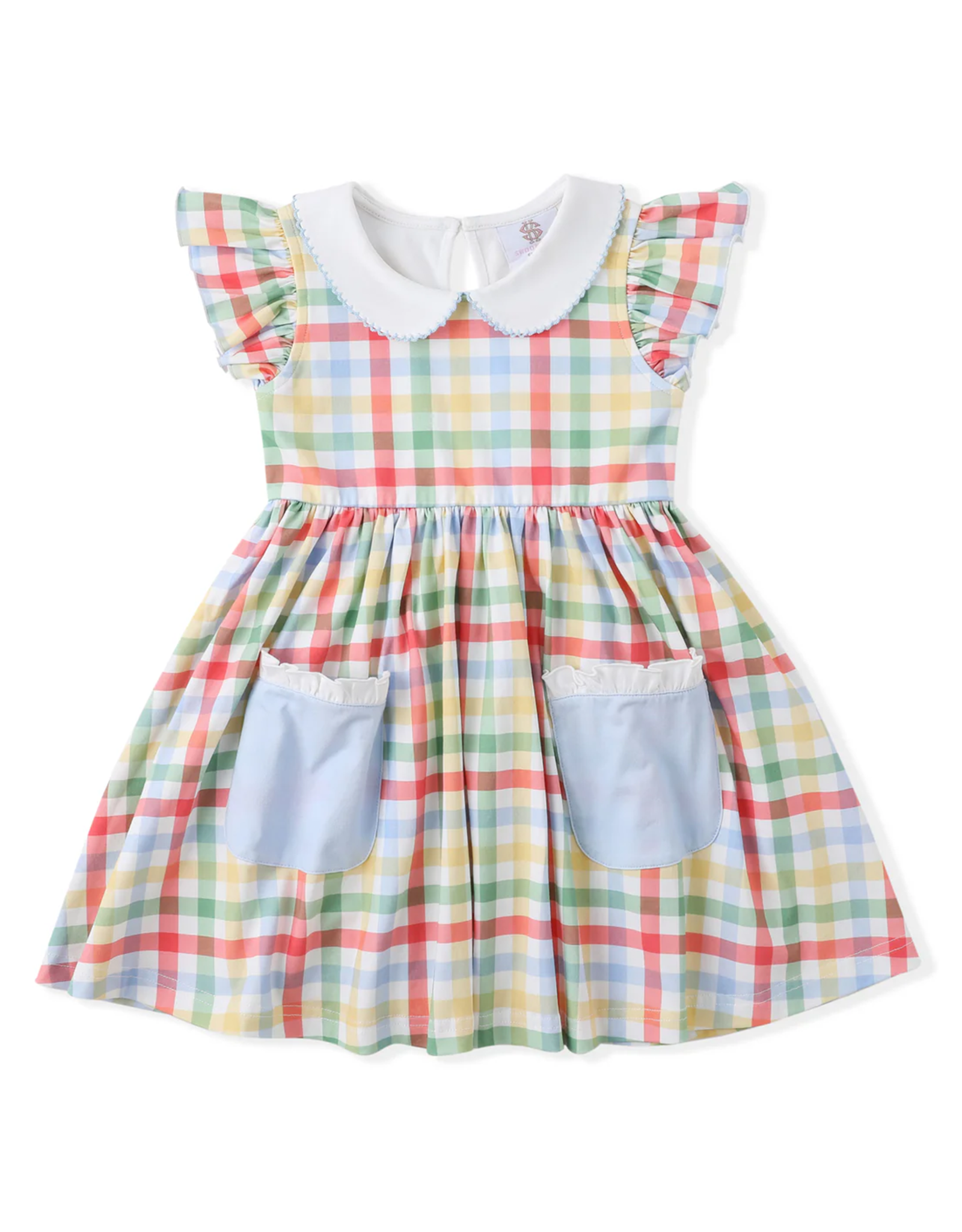 Swoon Baby 2504 Plaid Pocket Dress