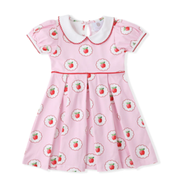Swoon Baby Knit Pink Apple Dress