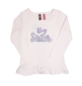 Banana Split Big Sister Applique Shirt