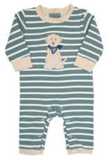 Banana Split 320 Puppy Applique Romper