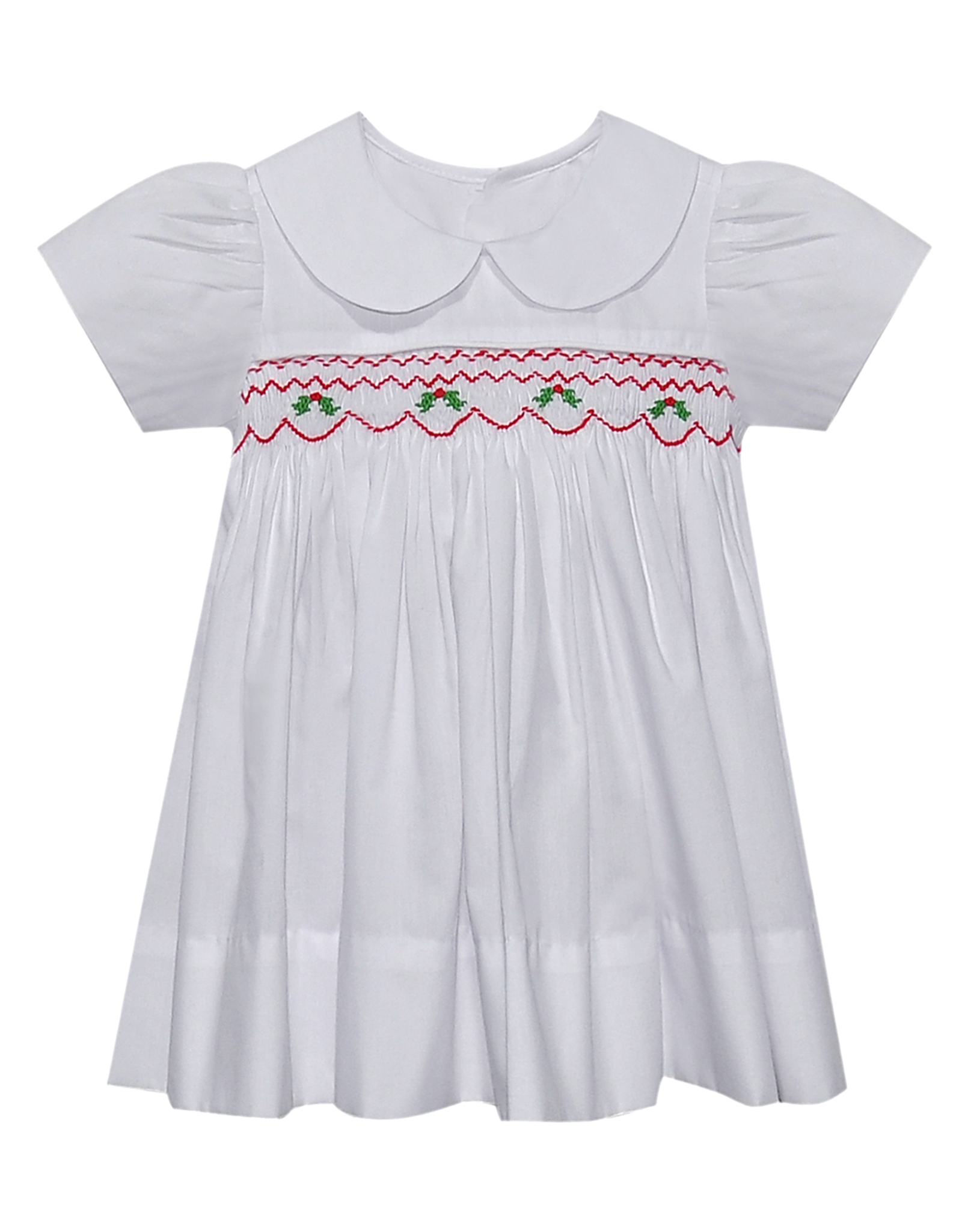 Baby Sen BS910D White Francis Dress Hollies