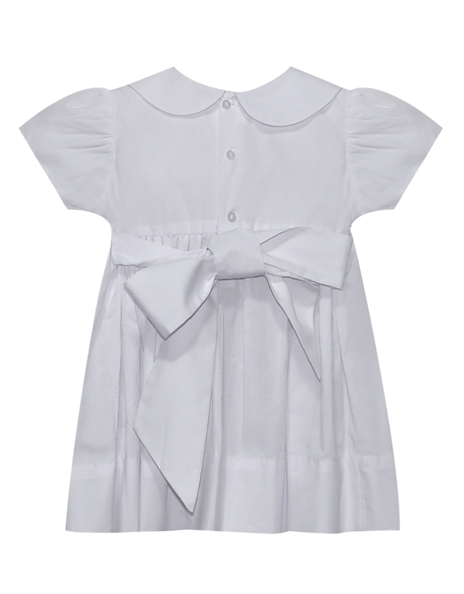 Baby Sen BS910D White Francis Dress Hollies