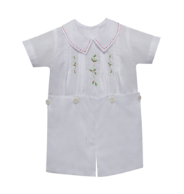 Baby Sen White Boy Button on Suit Hollies