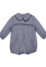 Baby Sen BS926BB Haven Navy Windowpane Bubble