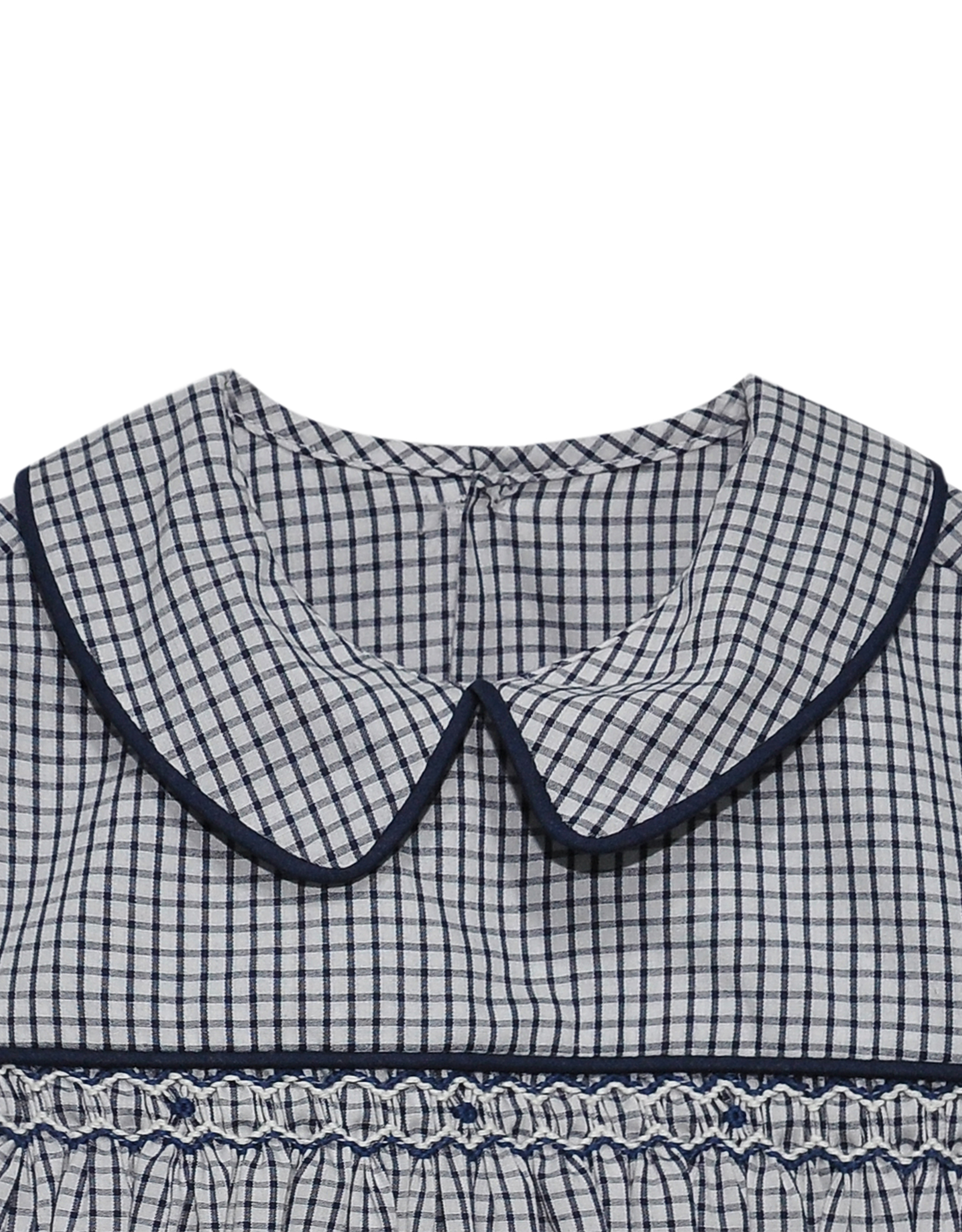 Baby Sen BS926BB Haven Navy Windowpane Bubble