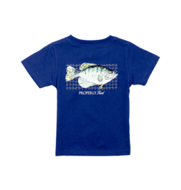 Properly Tied Short Sleeve Tee River blue Crappie