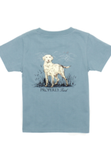 Properly Tied PT25 SS Tee Steel Blue Labrador