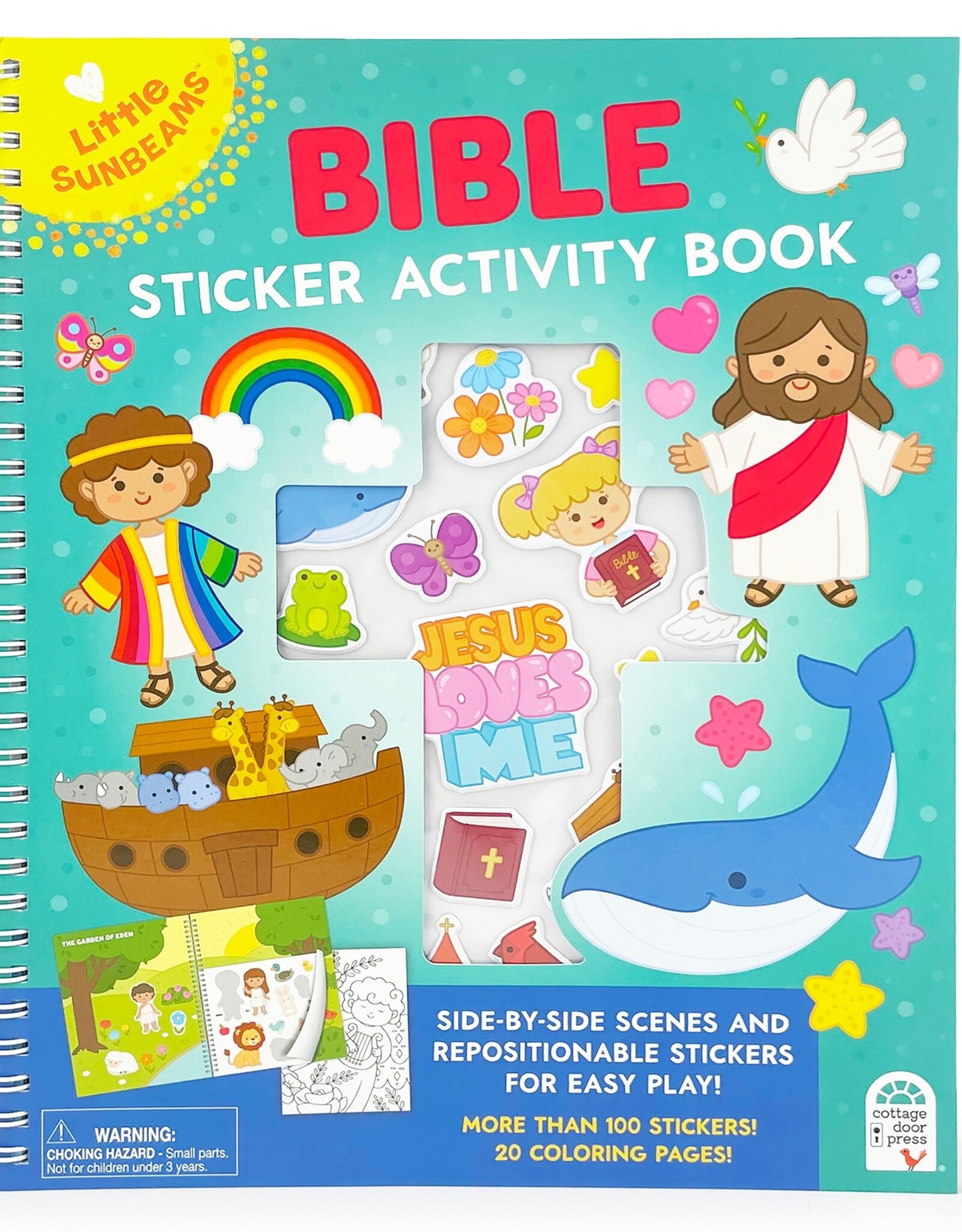 Cottage Door Press Bible Sticker Jesus Interactive Activity book